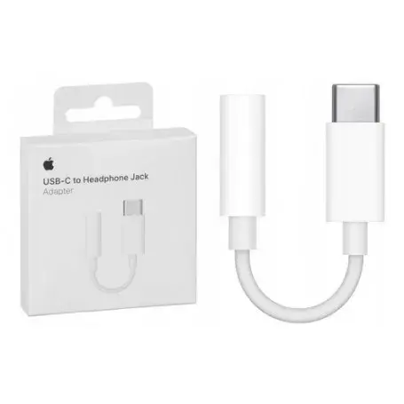 Adaptador USB-C a miniplug 3.5 mm para iPhone y iPad (certificado)