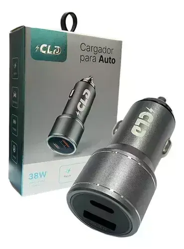 Cargador de auto 38W USB-C CLD — foto 1 de 1
